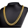 Original Stainless Steel Jewelry Necklace Sports Bone Chain Titanium Steel Thick Gold Jewelry Necklace